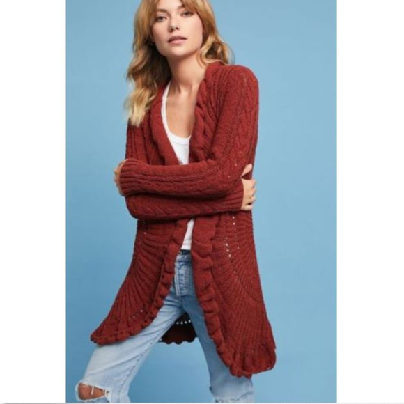 Anthropologie Sweaters - Anthropologie Circle Knit Cardigan by Rosie Neira